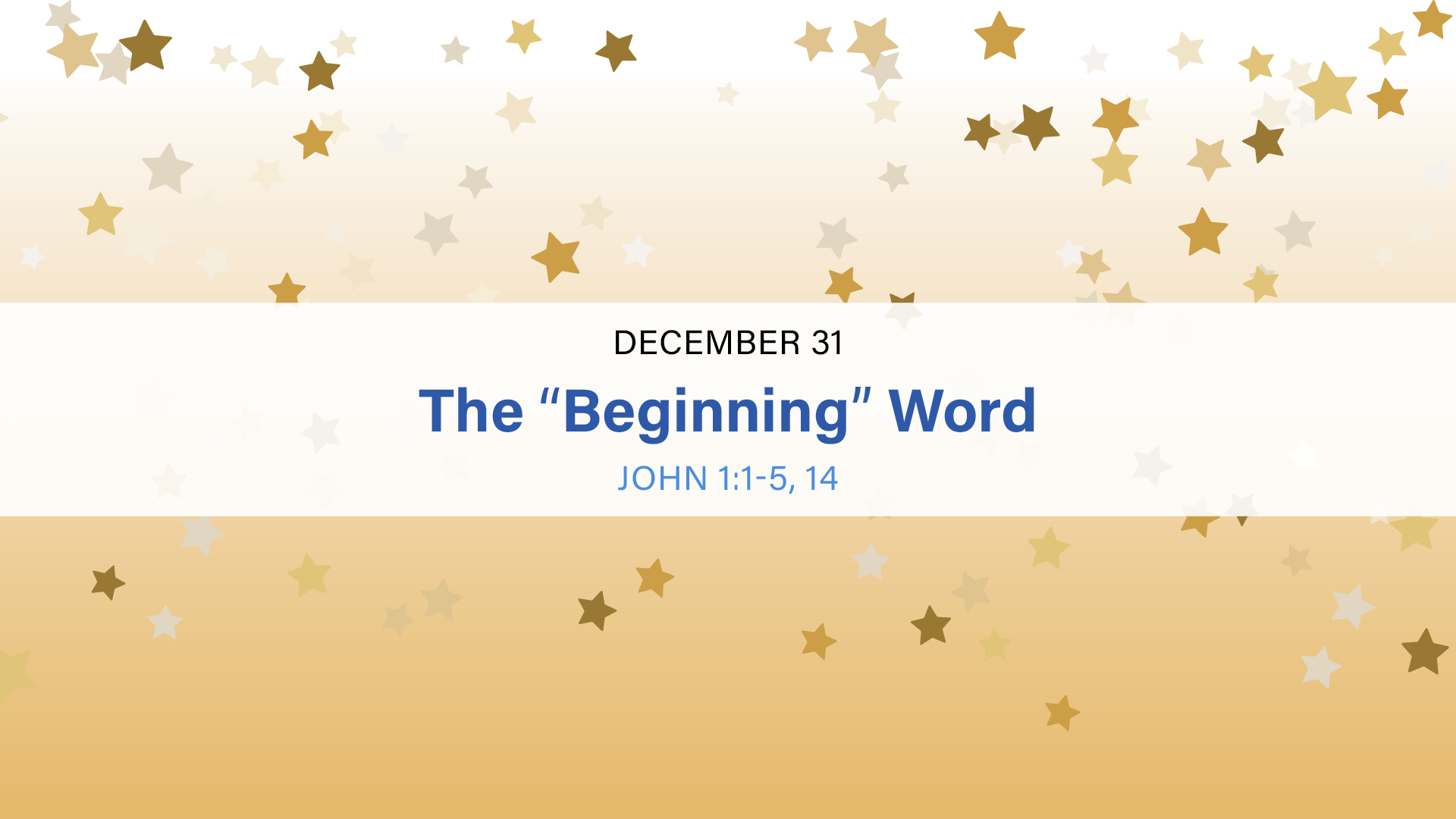 The Beginning Word